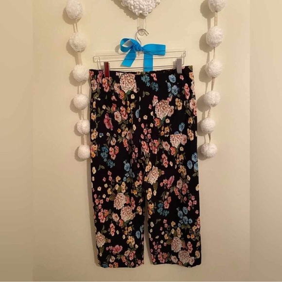 Anthrolopogie Maeve The Colette Wide Leg Cropped Pants - Picture 10 of 13